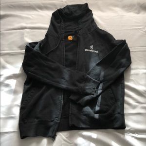 Browning zip up hoodie